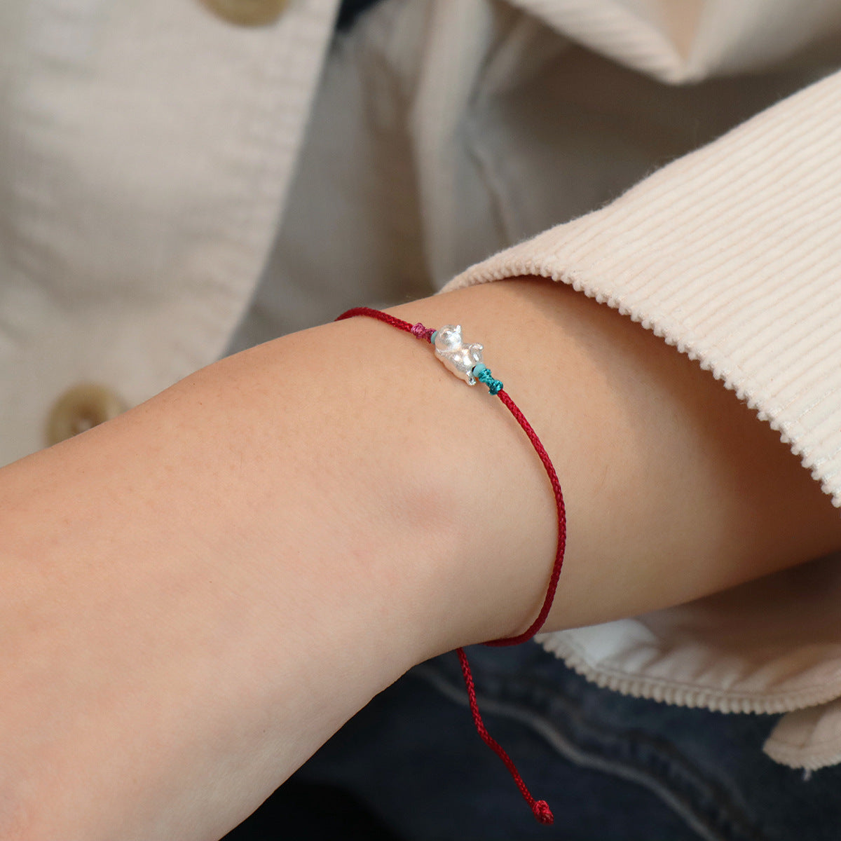 Red String Bracelet｜S925 Silver Pi Xiu Lucky Cat Lotus Ornaments
