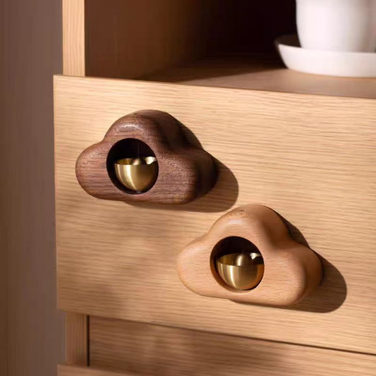 Cloud-Shaped Wood Door Chime | Auspicious Feng Shui Sound Cleanser