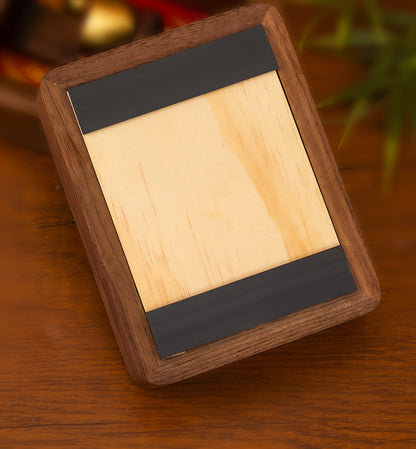 Feng Shui Magnetic Door Chime | Solid Walnut Doorbell for Wealth & Protection