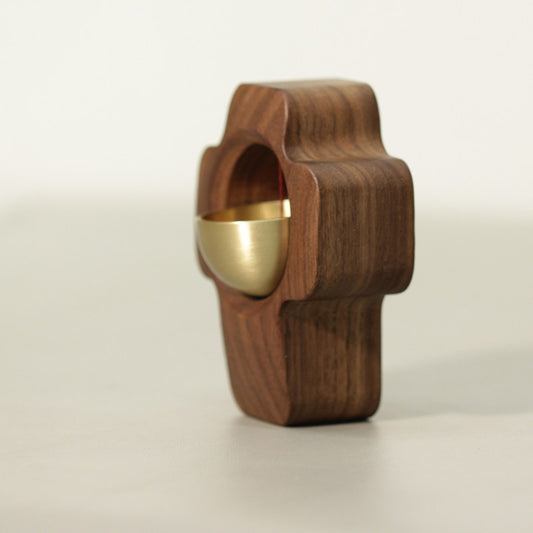Cross-Shaped Wood Door Chime | Feng Shui Protection & Energy Cleansing