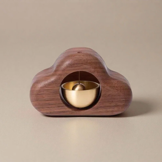 Cloud-Shaped Wood Door Chime | Auspicious Feng Shui Sound Cleanser