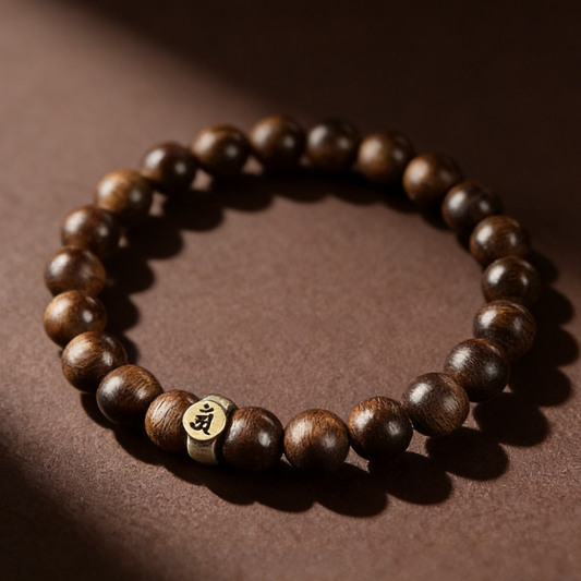 12 Zodiac Bracelet｜Agarwood Buddha with 925 Silver for Birth Year