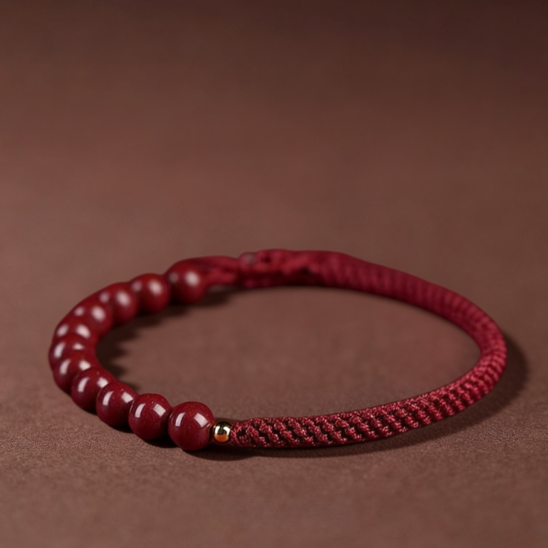 Red String Bracelet｜9-Layer Vajra Knot Cinnabar for Protection & Negative Energy Cleansing