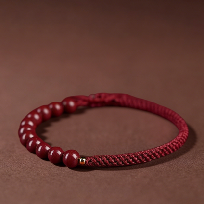 Red String Bracelet｜9-Layer Vajra Knot Cinnabar for Protection & Negative Energy Cleansing