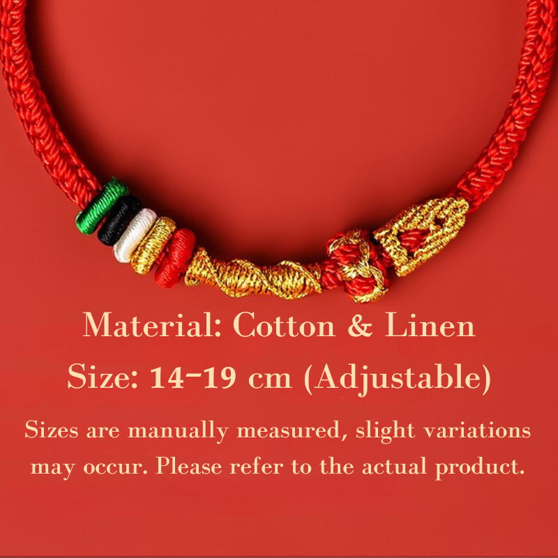 Red String Bracelet｜2026 Energy Shift 5 Auspicious Knots for Protection & Fortune