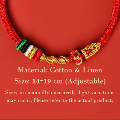 Red String Bracelet｜2026 Energy Shift 5 Auspicious Knots for Protection & Fortune