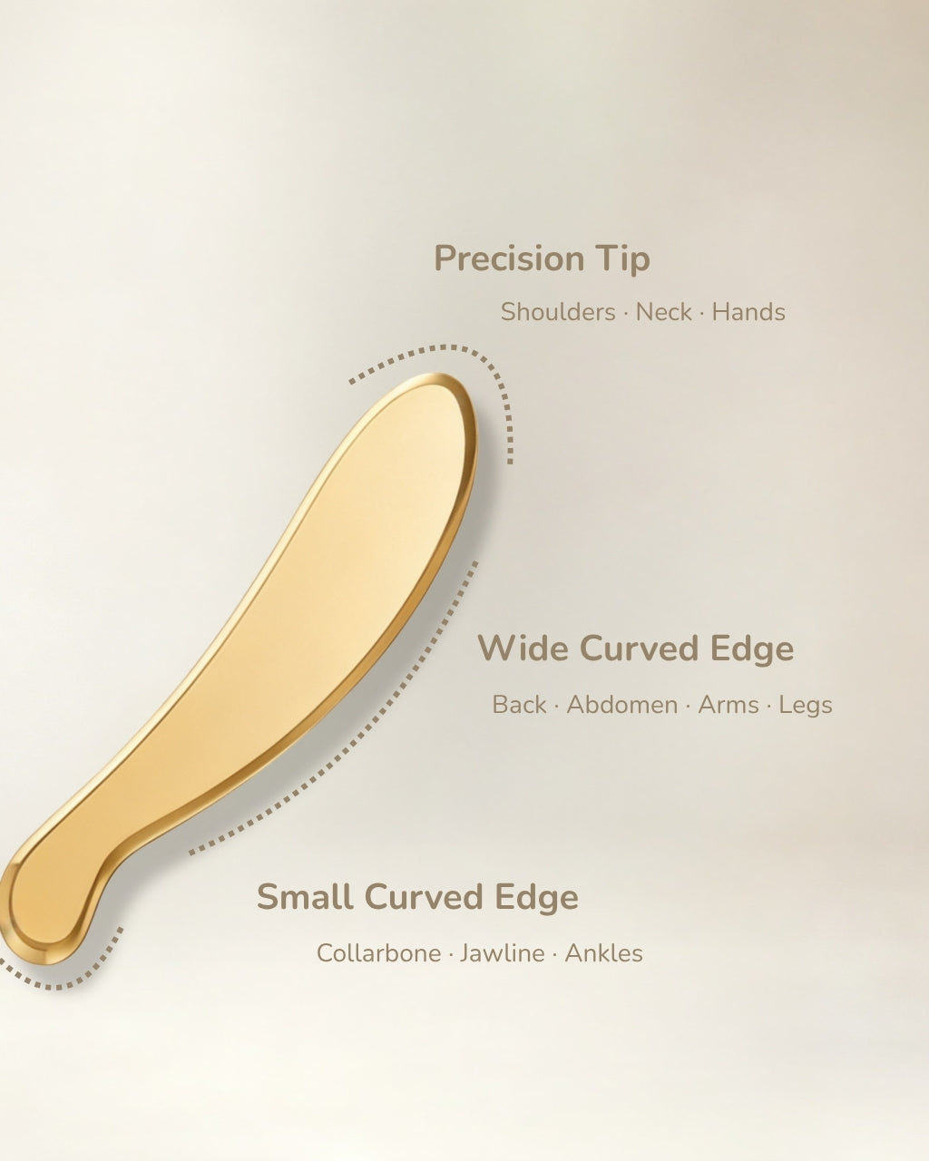 Brass Whale Gua Sha Tool