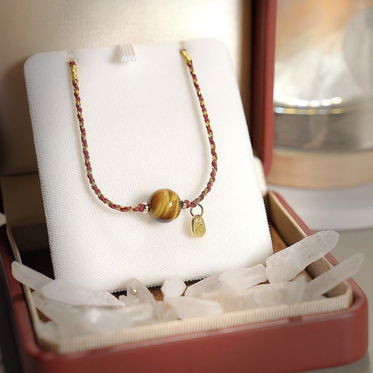 2026 Year of the Horse Red String Bracelet for「Dog」| Blessed “Fu” Charm