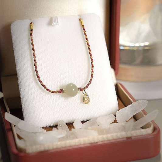 2026 Year of the Horse Red String Bracelet for「Dragon」| Blessed “Fu” Charm