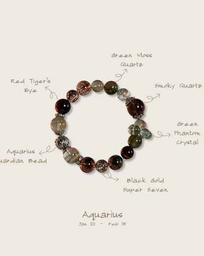 Zodiac Bracelet – Aquarius Guardian