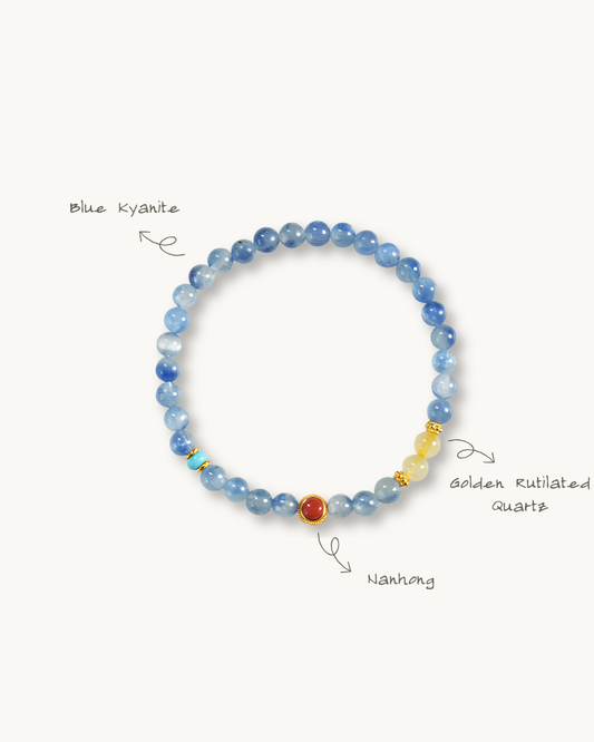 Blue Kyanite Bracelet – Clear Voice, Wealth & Expression