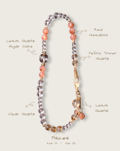 Zodiac Bracelet – Pisces Double-Wrap for 2026 Energy