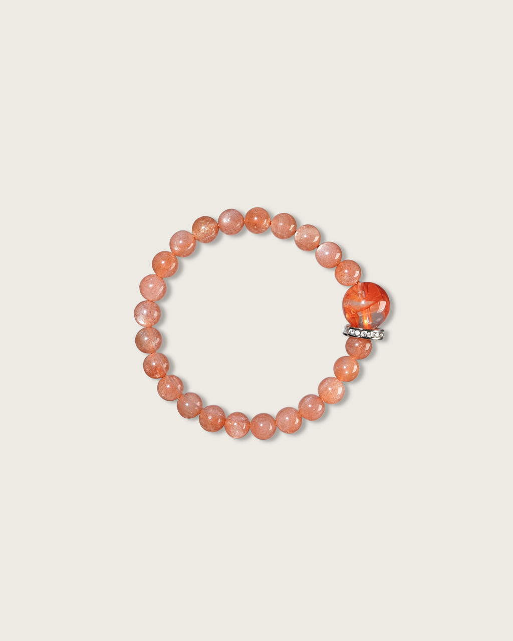 Starlight Sunset, Sunstone Bracelet for Vitality