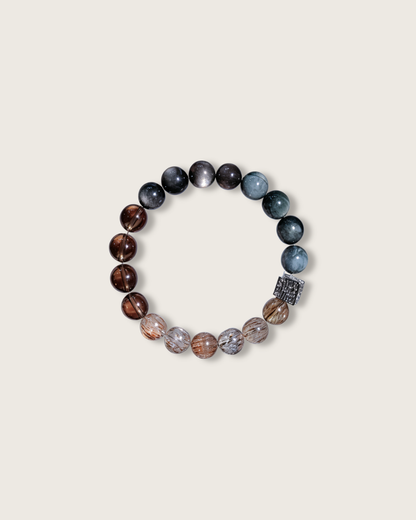 Flowing Vitality, Hawk's Eye & Super Seven Bracelet For Vitality