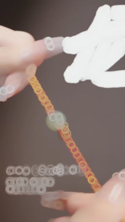 2026 Year of the Horse Red String Bracelet for「Dragon」| Blessed “Fu” Charm