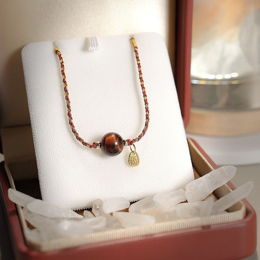 2026 Year of the Horse Red String Bracelet for「Snake」| Blessed “Fu” Charm